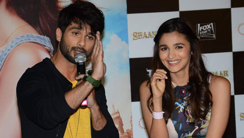 Alia Bhatt, Shahid Kapoor launch Shaandaar trailer