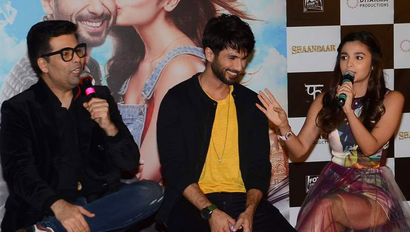 Alia Bhatt, Shahid Kapoor launch Shaandaar trailer