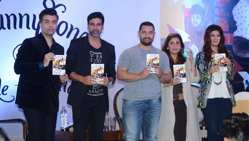 Twinkle Khanna unveils her book Mrs. Funnybones with Akshay, Dimple & Aamir