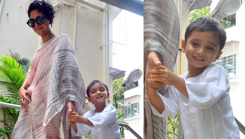 Imran, Aamir Khan celebrate Eid with their kids