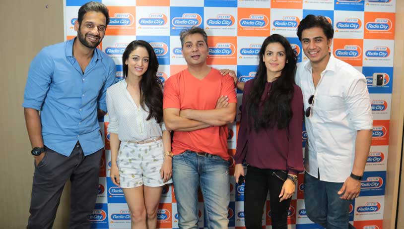 Snapped: The 7 Hours to Go cast at the Mumbai Office of Radio City 91.1FM