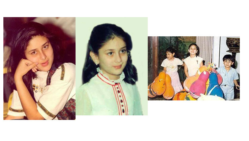 Childhood pictures of Kareena Kapoor