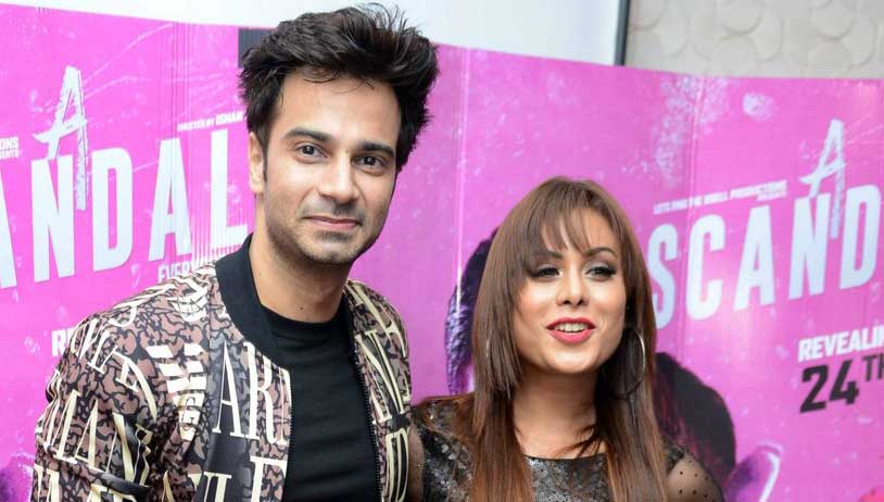 A Scandall: Johnny Baweja and Reeth Mazumder promote the film