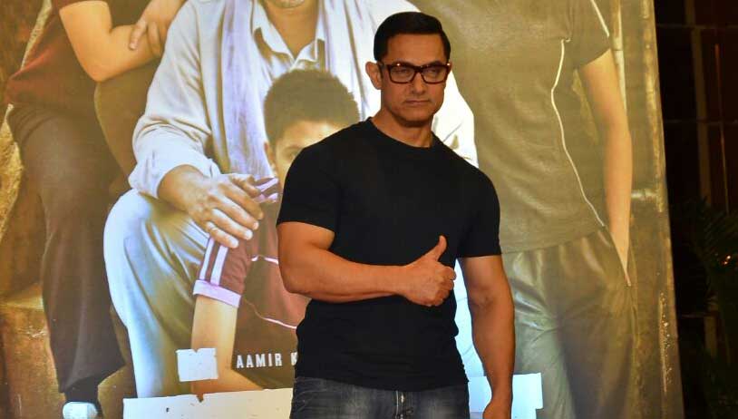 Dangal: Aamir Khan snapped at the Poster launch