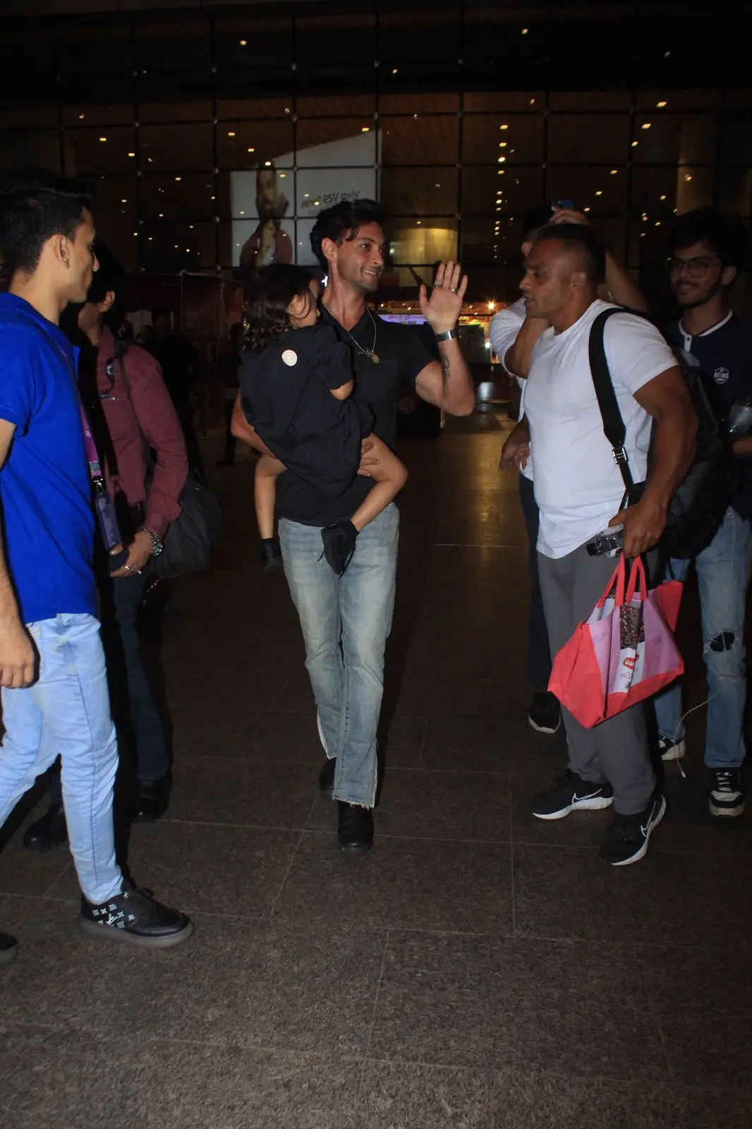 Aayush Sharma was clicked at the airport