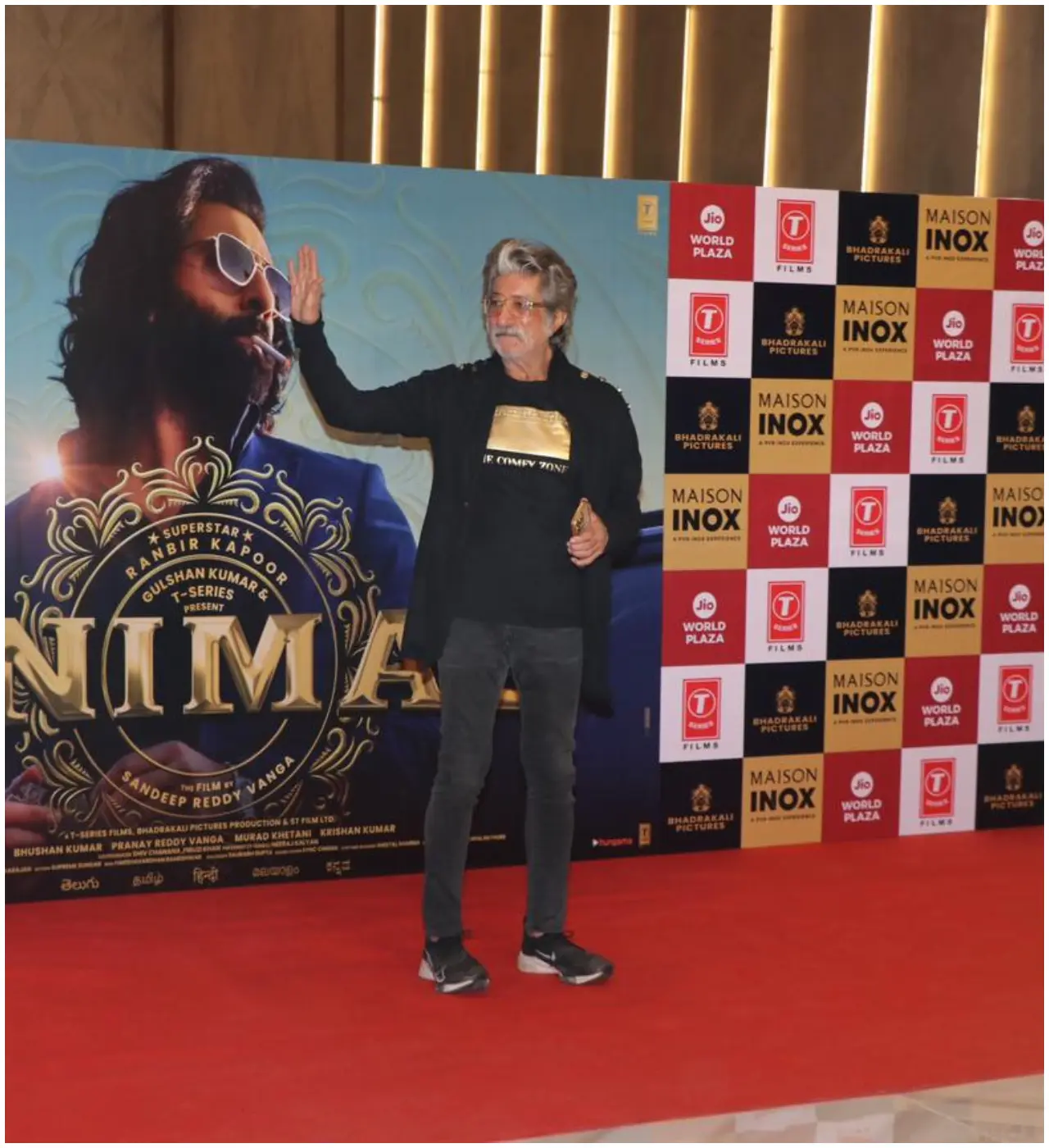Shakti Kapoor at the premiere of Animal