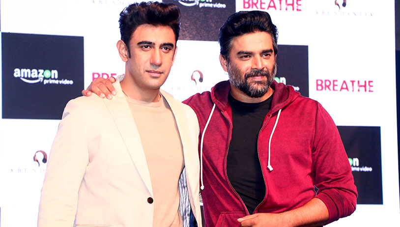 Breathe: R.Madhavan, Amit Sadh snapped at trailer launch of new web show