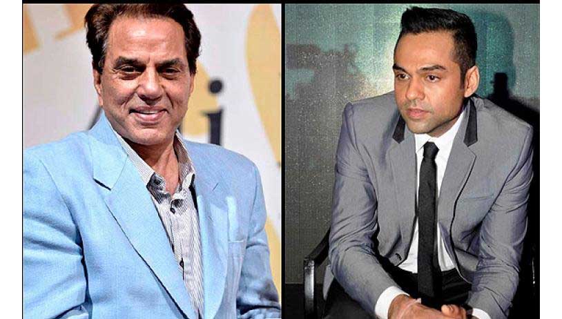 Dharmendra and Abhay Deol
