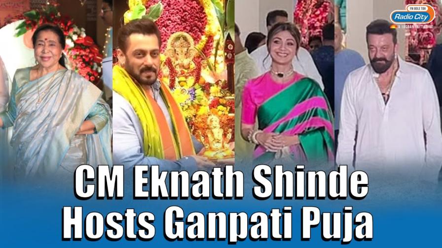 Celebs at Eknath Shindes grand Ganpati celebration