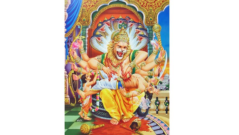 Narasimha -The half-man/half-lion