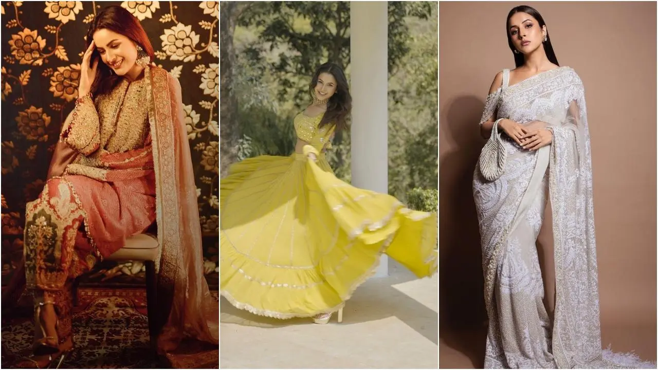 Shehnaaz Gill`s fashion guide for 9 days of the Navratri festival