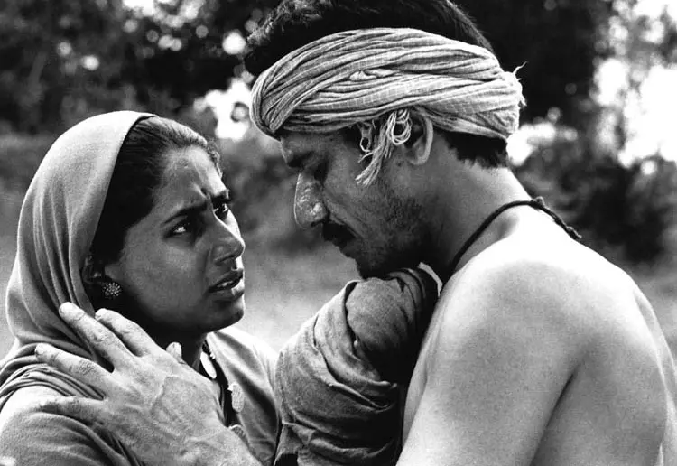 Om Puri, who starred in around 300 movies, won the National Film Award for best actor for his role as a police inspector in the 1982 film Ardh Satya. He also received the Padma Shri, the fourth highest civilian award of India in the year 1990.
In picture: Om Puri with Smita Patil in Satyajit Ray`s 1981 film Sadgati