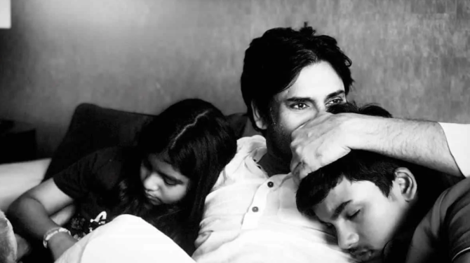 Kalyan as a loving father