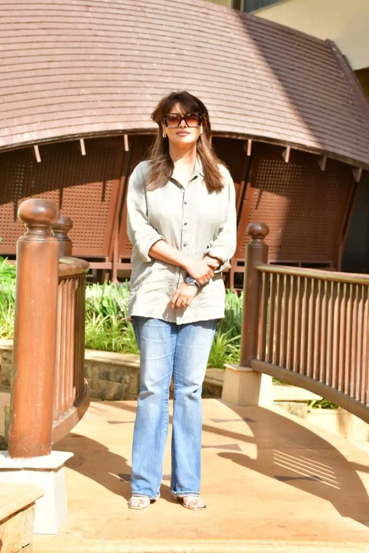 Pallavi Joshi was spotted at JW Marriot as she went to promote her upcoming film