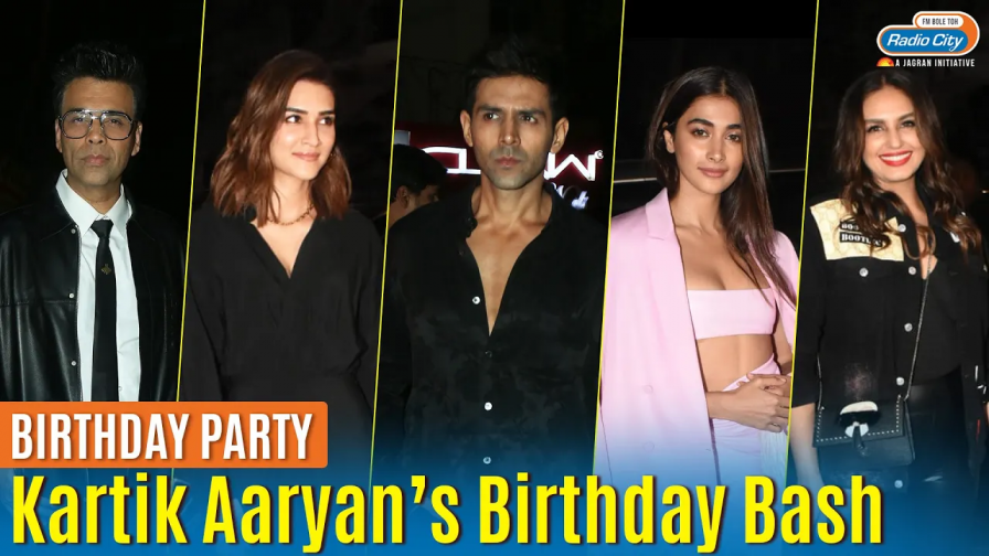 Kartik Aaryan Glamorous Birthday Bash Bollywood Stars Slay Black Ensembles