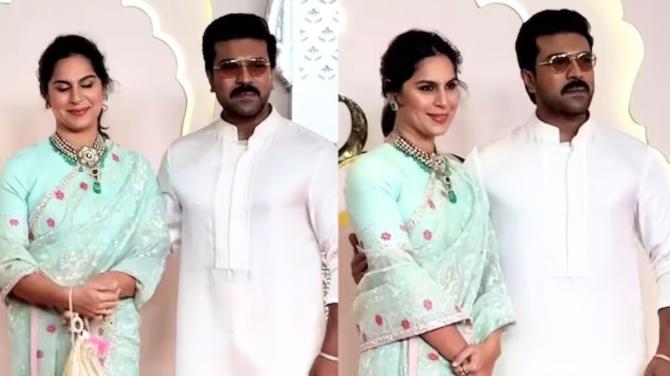 Ram Charan and Upasana Kamineni’s Stylish Entry