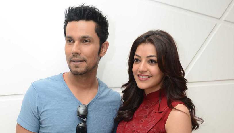 Snapped: Randeep and Kajal promote their new film in Delhi