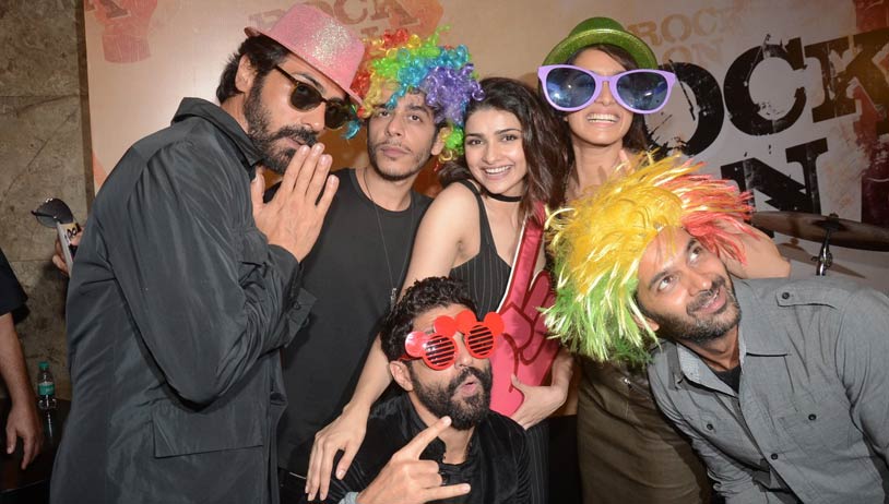 Rock On 2: Cast and crew snapped at teaser launch