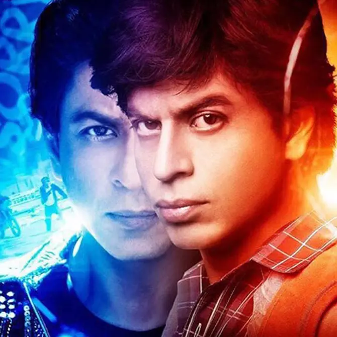 Obsessed fan: After a considerable gap, the real Shah Rukh Khan got back with a fabulous combination of two roles, one playing a young, ebullient fan reminiscent of his vulnerable younger days and the other playing the superstar that he is today, with the charisma and power of his personality all intact. Gaurav Chandna (Shah Rukh Khan) is a Delhi boy, who runs a cyber cafe in the city, has grown up watching superstar Aryan Khan`s (SRK) films and considers himself his biggest fan. It is all good till Gaurav decides to take his obsession a little too far and aspires to meet his idol. His passion takes an ugly turn when he encounters the man he revered in a not-so-flattering circumstance. Right from the beginning of this thriller, which undoubtedly boasts of one, oops, two of his best performances, it is evident why Shah Rukh Khan is needed for a film of this sort, and why only someone in his position and with his caliber could do it too.