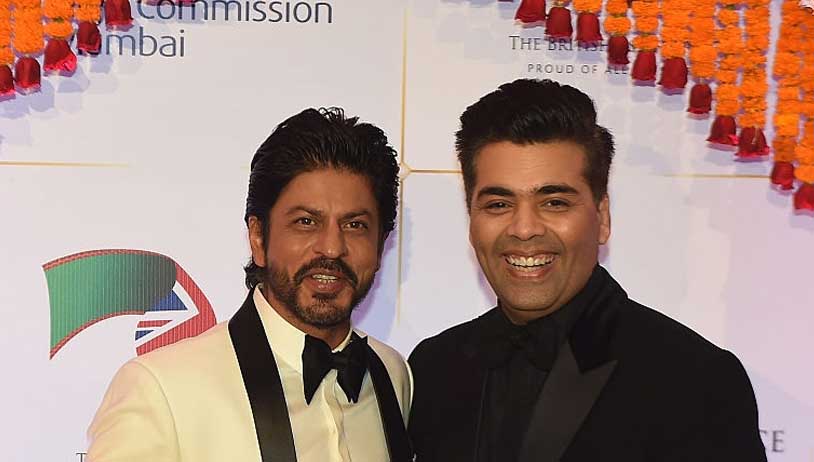 Shah Rukh Khan and Karan Johar