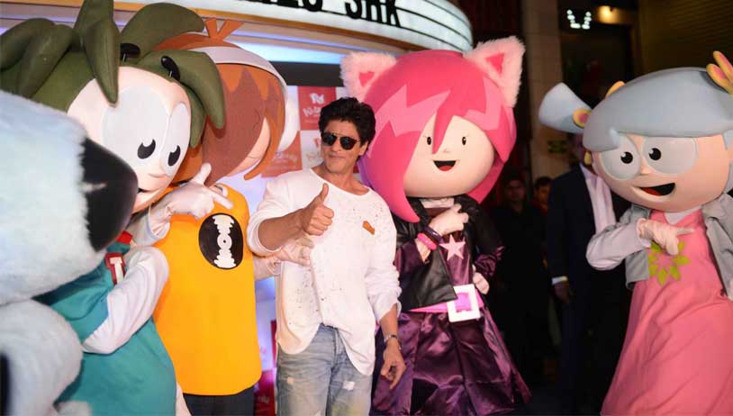 Shah Rukh Khan bats for Edutainment at kids event