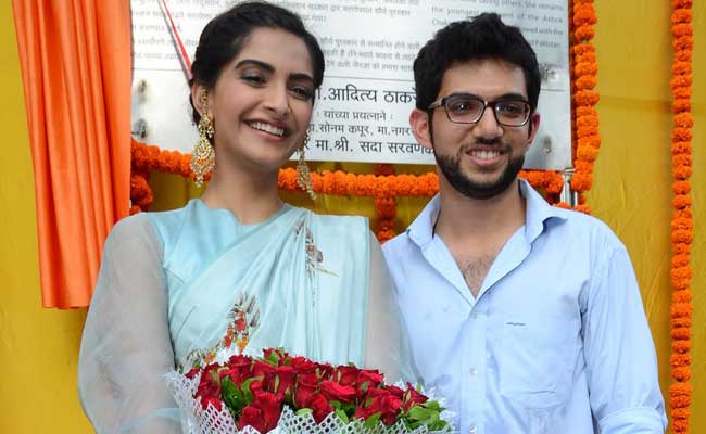 Sonam Kapoor and Aditya Thackeray Sonam Kapoor and Aditya Thackeray