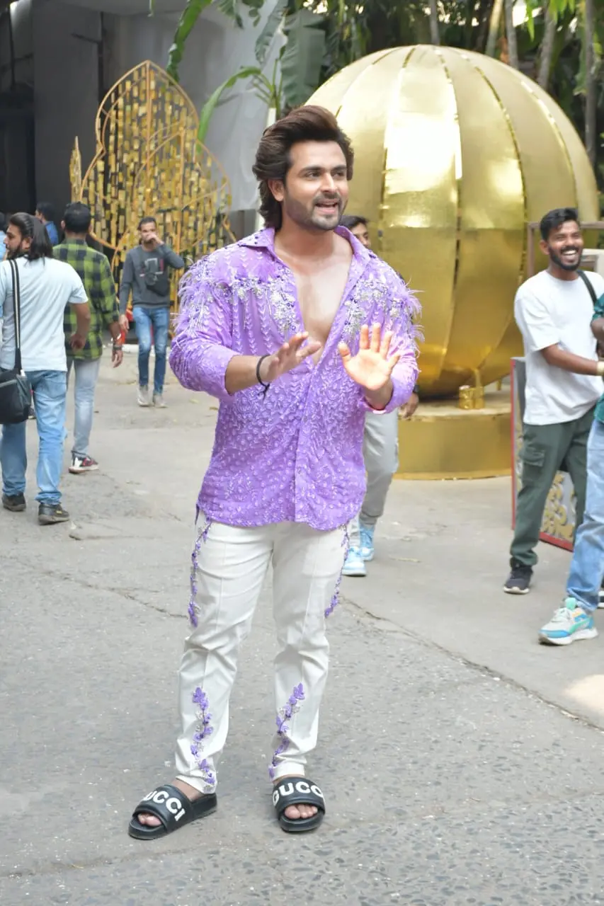 Shoaib Ibrahim was clicked in film city 