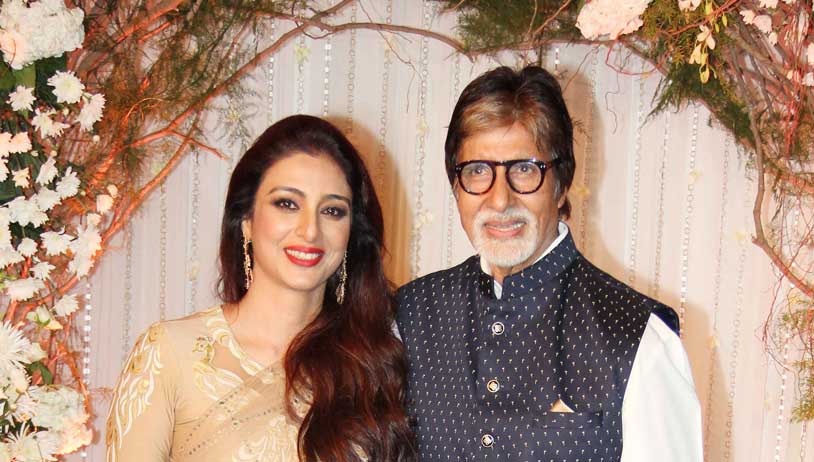 Tabu and Amitabh Bachchan