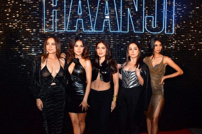 Shehnaaz Gill, Kusha Kapila, Bhumi Pednekar, Dolly Singh and Shibani Bedi were spotted at the song launch of Thank You for Coming