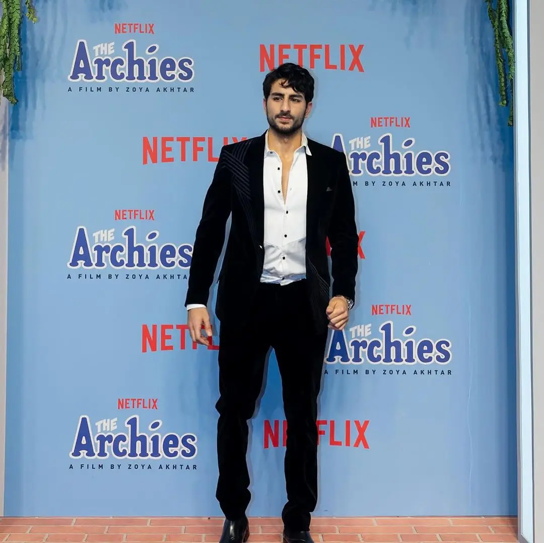 Ibrahim Ali Khan arrived at the event looking dapper