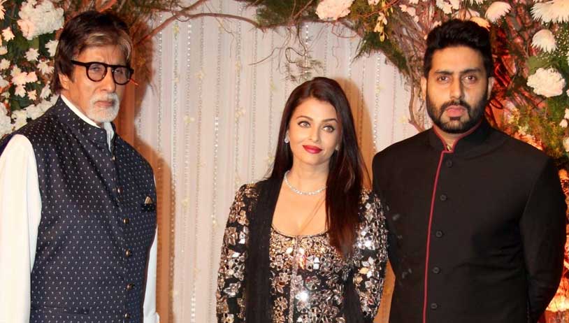 Amitabh Bachchan, Aishwarya Rai Bachchan and Abhishek Bachchan
