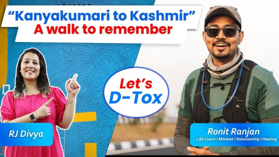 Fauji se Mental Health Coach ka safar Ronit Ranjan RJ Divya Let’s D-Tox