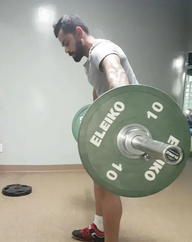 Virat Kohli is very particular about his workout routine and his diet and credits his fitness to the same