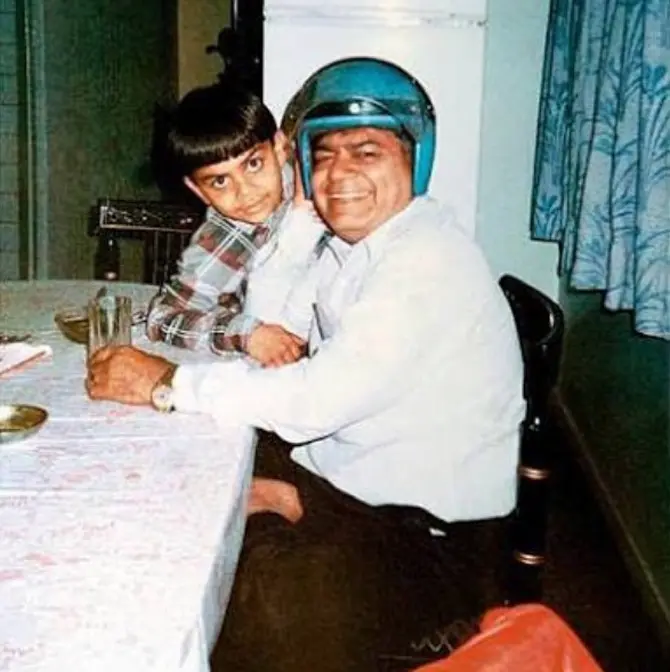 Virat Kohli often credits his father for helping him in pursuing cricket as a career. He terms him his `biggest support` and says he sometimes misses his `presence.` Virat in a throwback photo with his father, the late Prem Kohli
