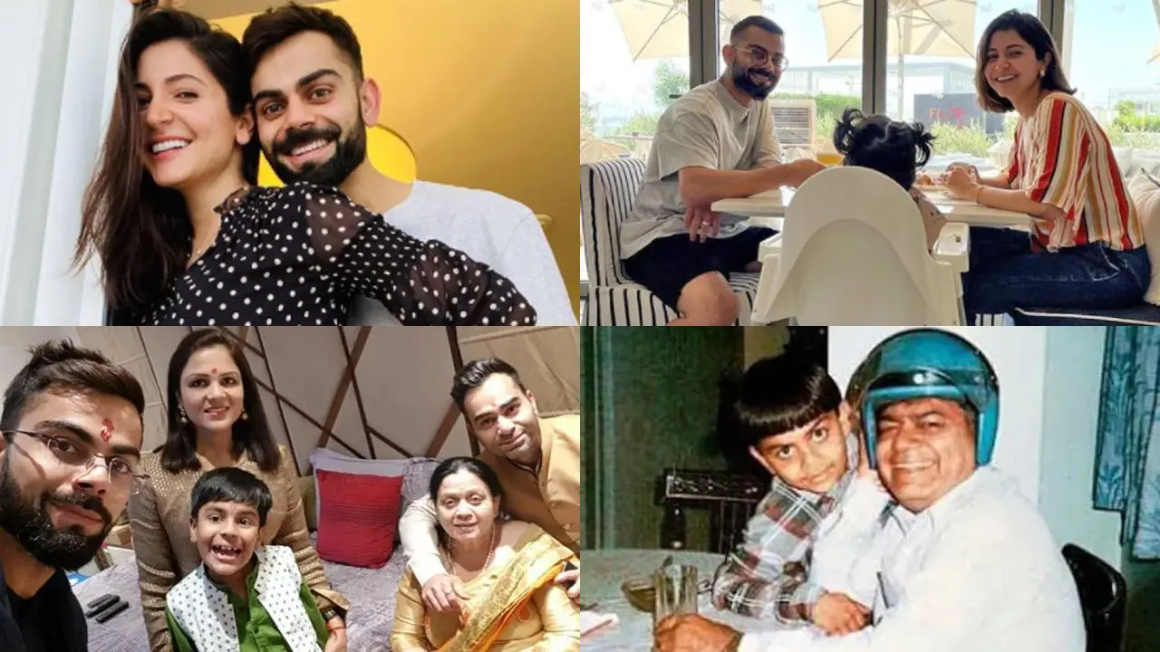 Candid photos from Virat Kolhi`s family album