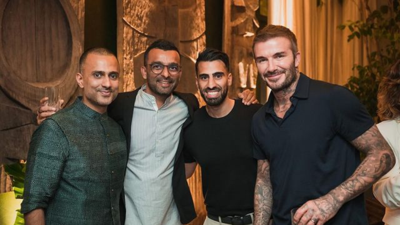 Sonam Kapoor and Anand Ahuja throw a party in honor of David Beckham