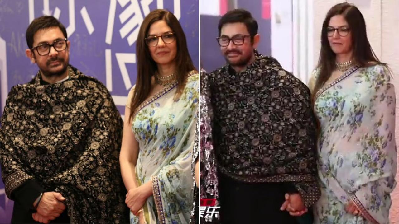 Aamir Khan And Gauri Spratt Make Their First Public Appearance Together, Watch