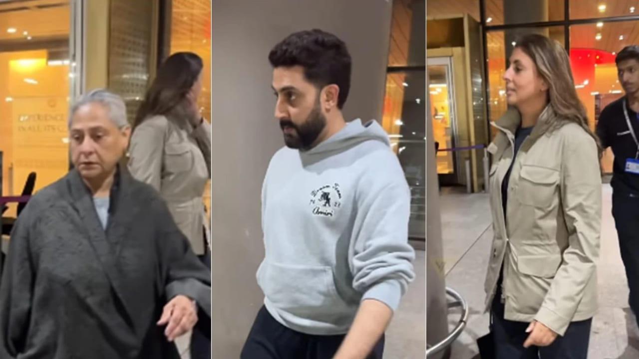 Abhishek Bachchan, Jaya Bachchan Return To Mumbai, Fans Ask Where Is Aishwarya?