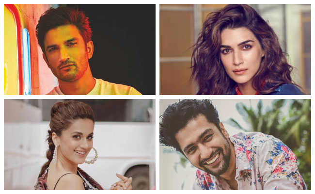 Sushant Singh Rajput, kriti sanon, taapsee pannu, vicky kaushal