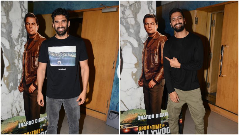 Vicky Kaushal, Aditya Roy Kapoor are all smiles at the Once Upon A Time In Hollywood Premiere