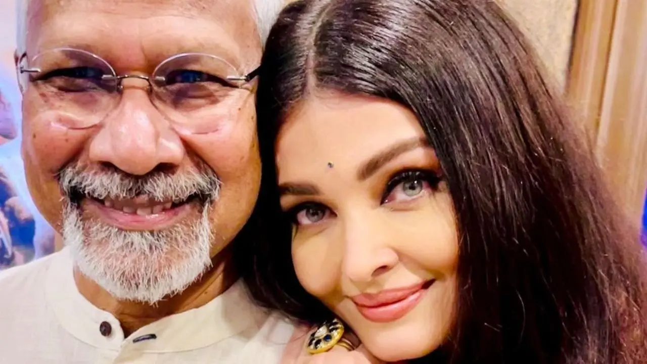 Aishwarya Rai Bachchan with Mani Ratnam, the man who weaves golden magic on the silver screen