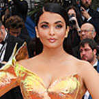 Aishwarya turns into golden mermaid at Cannes