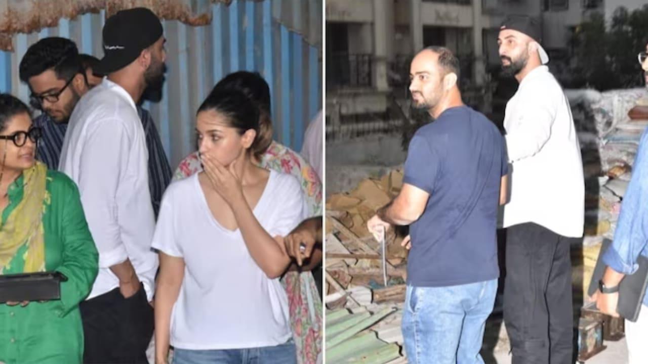 Alia Bhatt And Ranbir Kapoor Spotted As They Visit Their Under Construction House, Watch Video