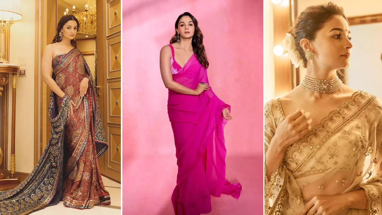 Alia Bhatt Saree Looks: 7 Times The Gangubai Kathiywadi Actress Slayed In Stunning Sarees