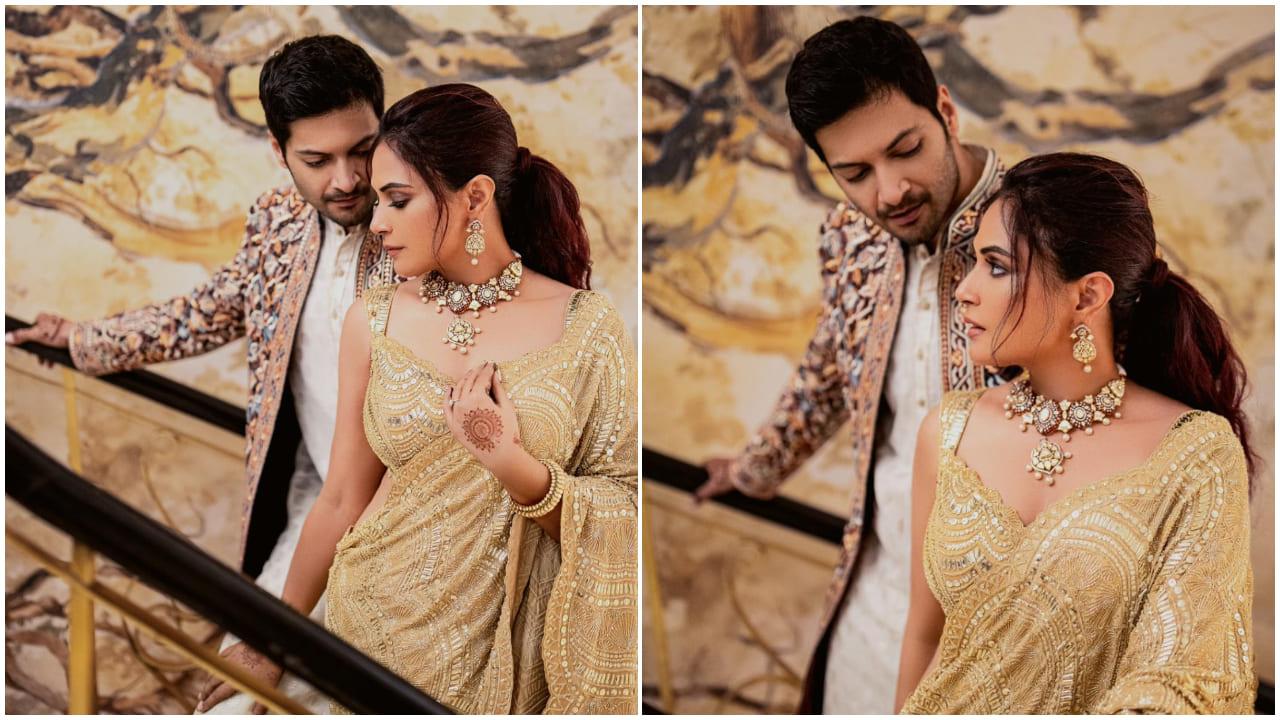 Richa Chadha And Ali Fazal Look Glamorous And Madly In Love Ahead Of Their Cocktail Pictures
