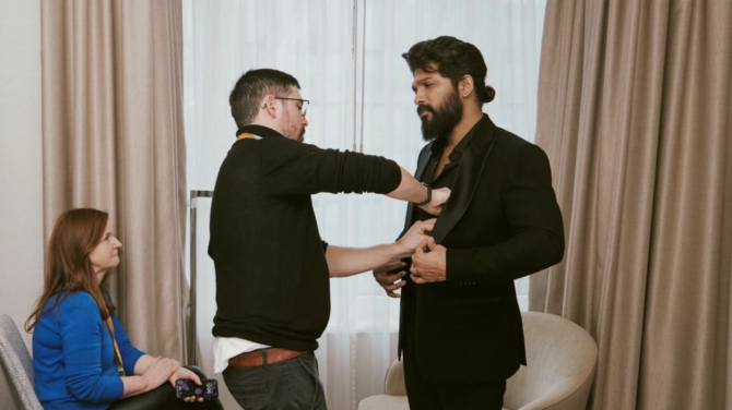 The Icon Star Allu Arjun steals the show on Berlin`s Red Carpet