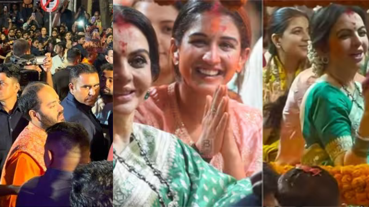 The Ambani`s grand celebration!