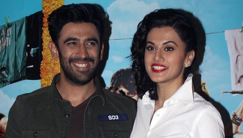 Running Shaadi: Amit Sadh and Taapsee Pannu promote film