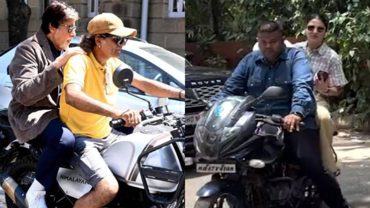 Mumbai Police To Take Action Against Anushka Sharma, Amitabh Bachchan For Riding Bike Without Helmet