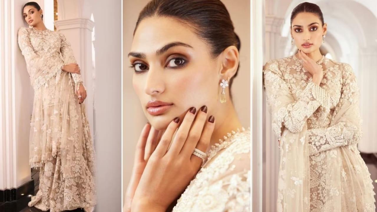 Athiya Shetty Looks A Vision In White In A Stunning Floral Ensemble